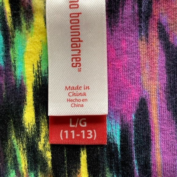 No Boundaries Color Contrast Dress Sz L (11-13) - Picture 6 of 6